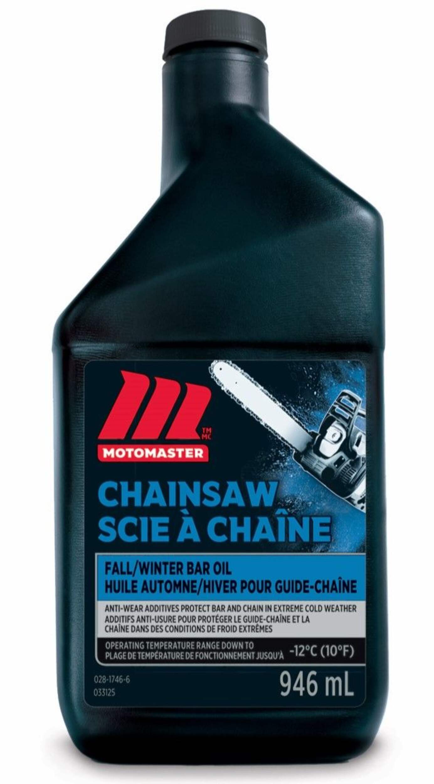 Huile pour barre à tronçonner automne/hiver MotoMaster, 946 mL Front_Flat