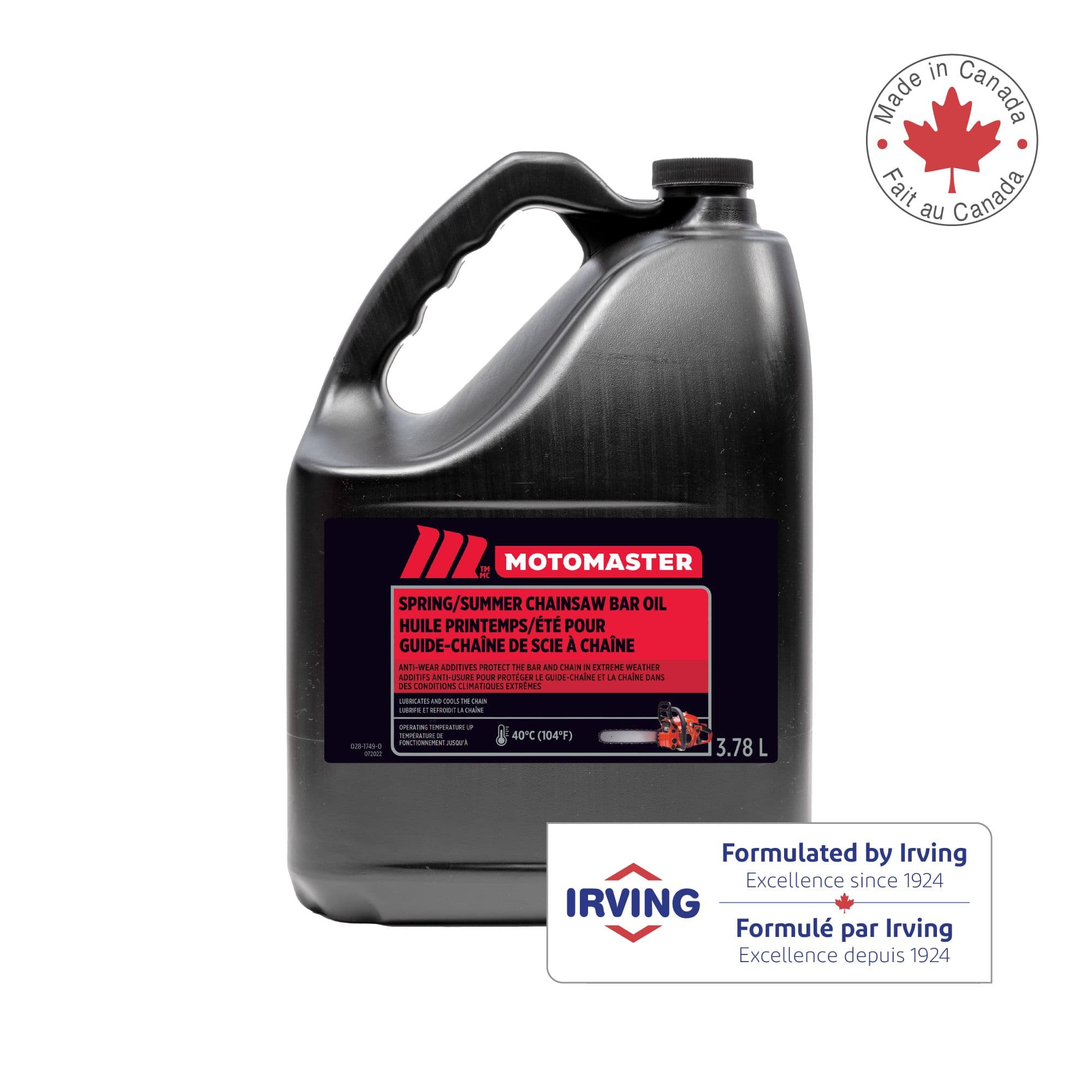 Canadian tire bar and shop chain oil