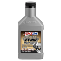 Amsoil Synthetic Motorcycle Oil 20W50, 946-mL Front_Elevated