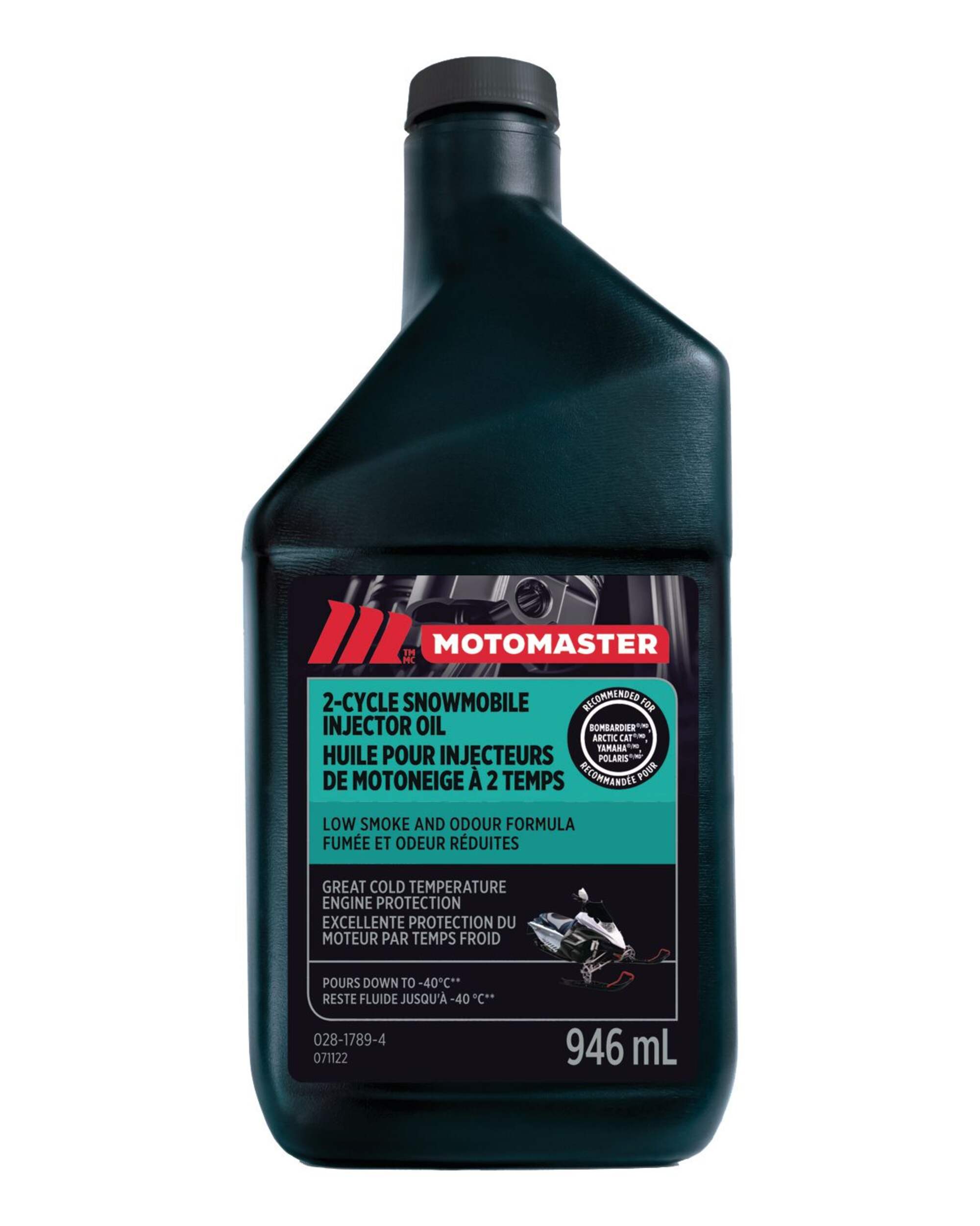 MotoMaster Formula 1™ TC-W3™ Snowmobile Injector Oil, 946-mL Front_Flat