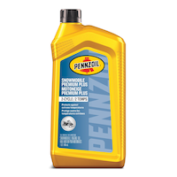 Pennzoil Snowmobile Premium Plus 2-Cycle Engine Oil, 1-L Front_Flat