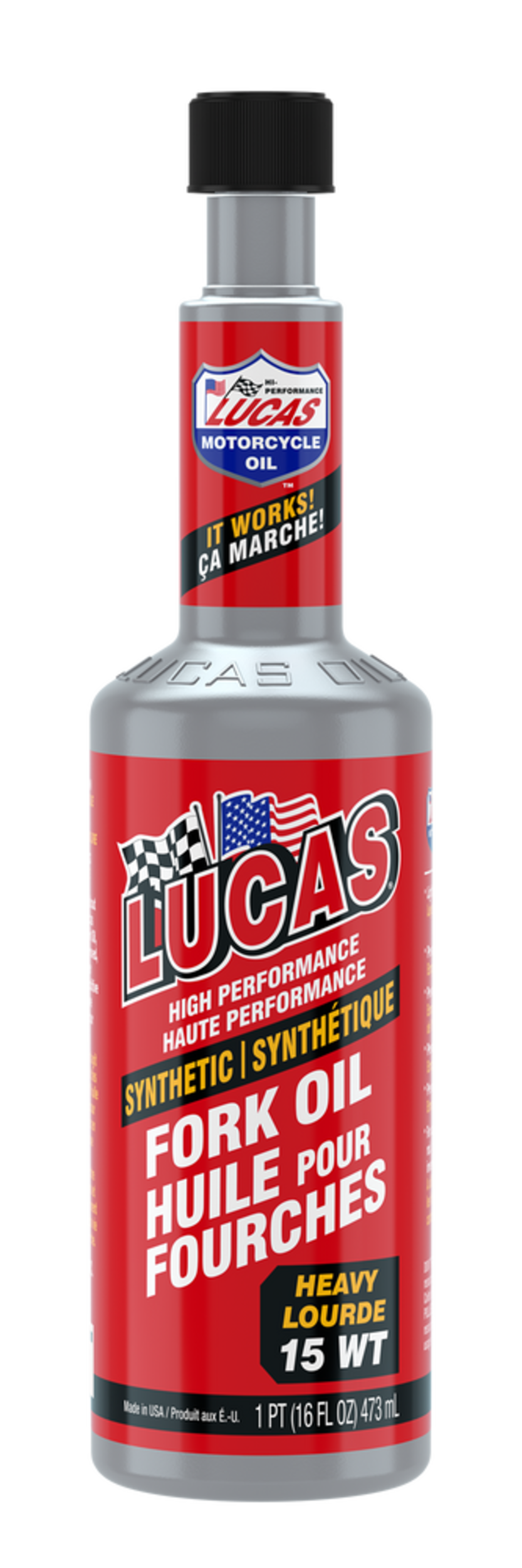 Lucas Synthetic Fork Oil, 15 Weight, 473-mL Front_Flat