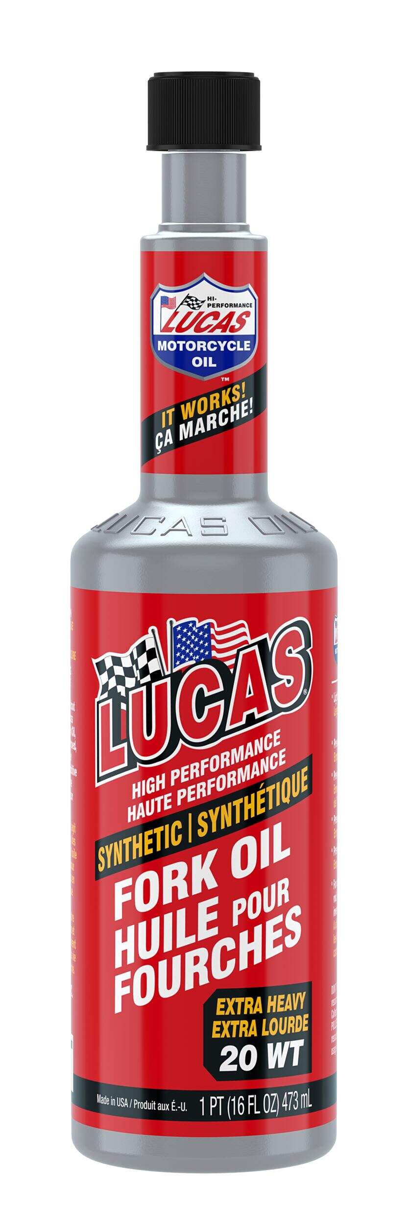 Lucas Synthetic Fork Oil, 20 Weight, 473-mL Front_Flat