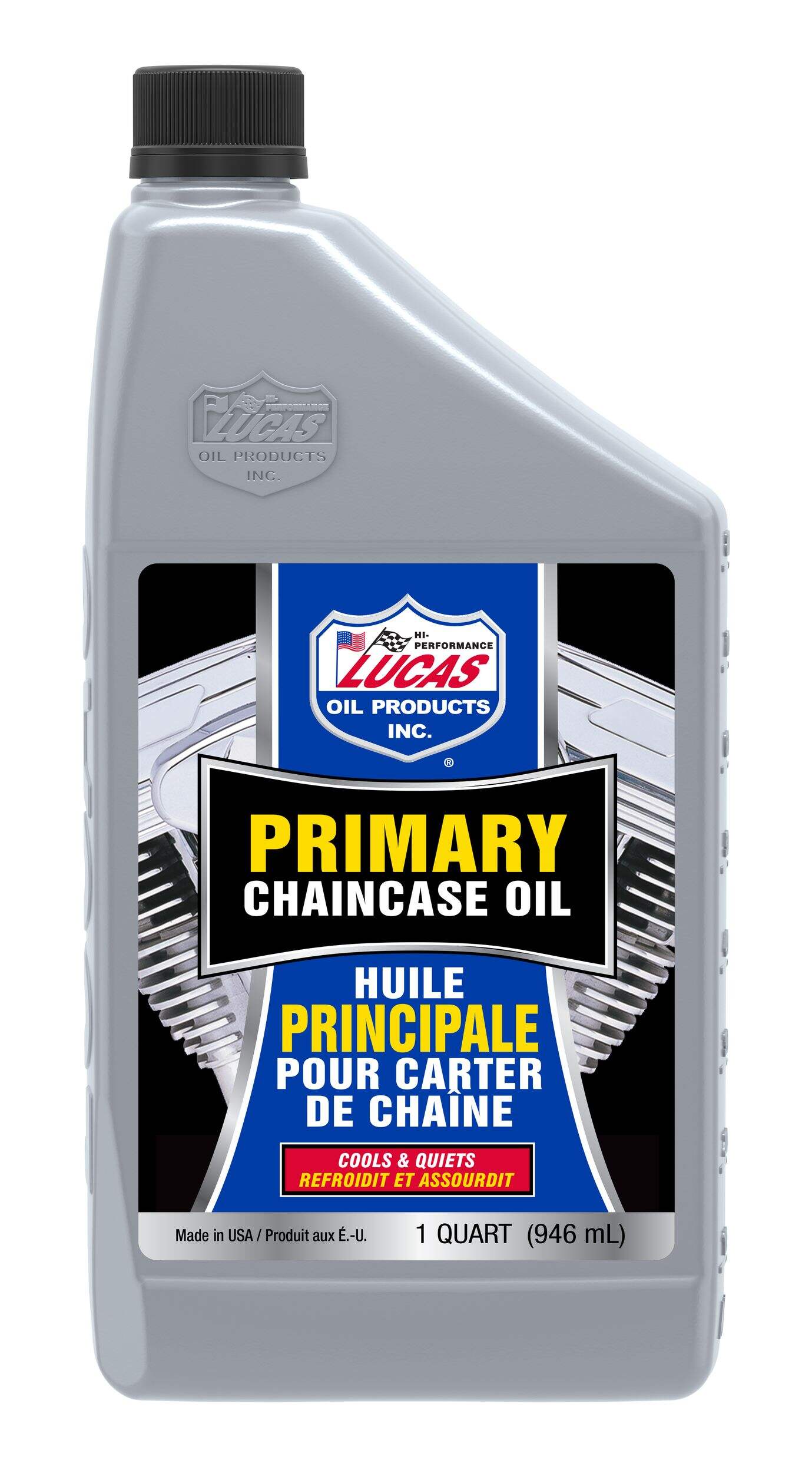 Lucas Oil Primary Chaincase Oil, 946-mL Front_Flat