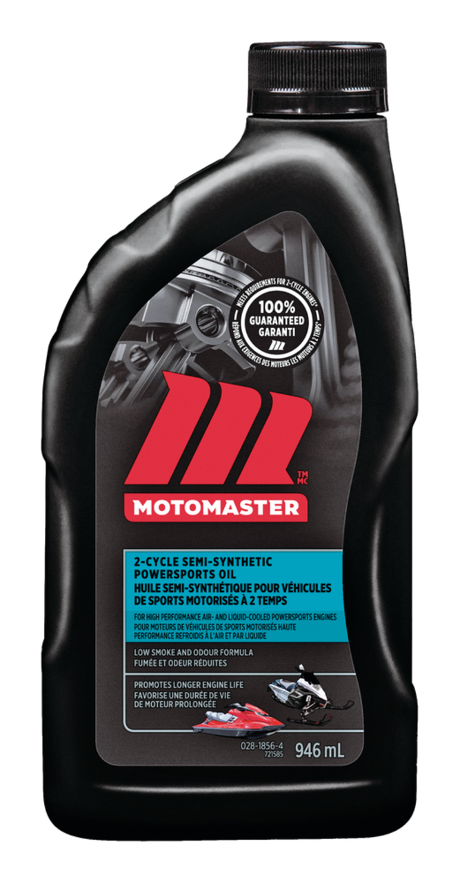 MotoMaster 2-Stroke Semi-Synthetic Powersports Oil, 946-mL