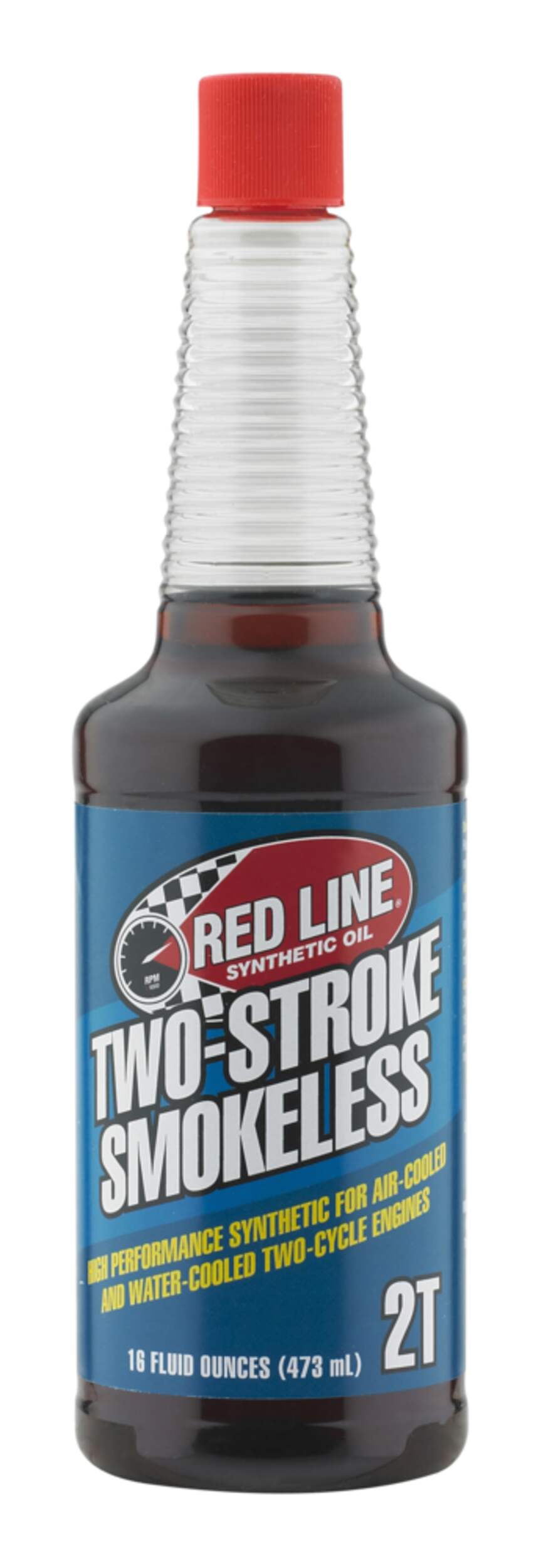 Red Line Smokeless 2-Cycle Synthetic Lubricant, 473-mL Front_Flat