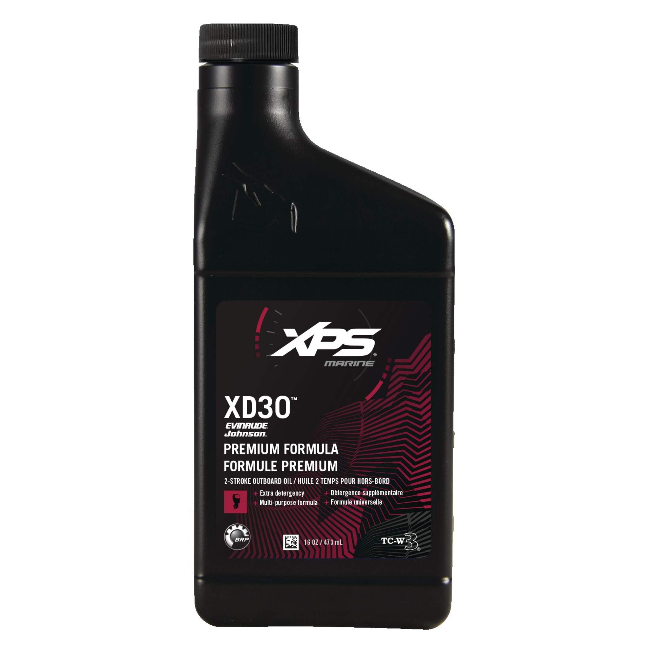 BRP XPS Marine XD30  2-Cycle Engine Oil, 473-mL Front_Flat