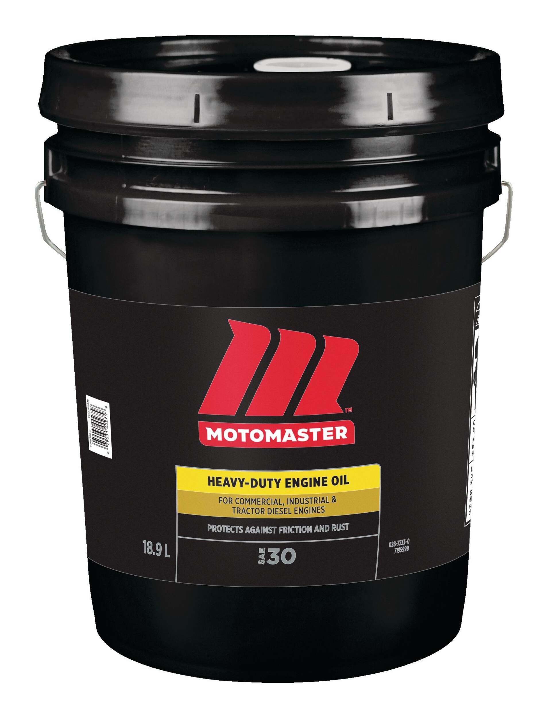 MotoMaster Heavy-Duty Engine Oil SAE 30, 18.9-L Front_Elevated