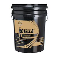Rotella Shell Rotella Straight Grade Heavy Duty Diesel Engine Oil SAE 40, 18.9-L Front_Flat