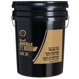 Rotella Shell Rotella Straight Grade Heavy Duty Diesel Engine Oil SAE 30, 18.9-L Front_Flat