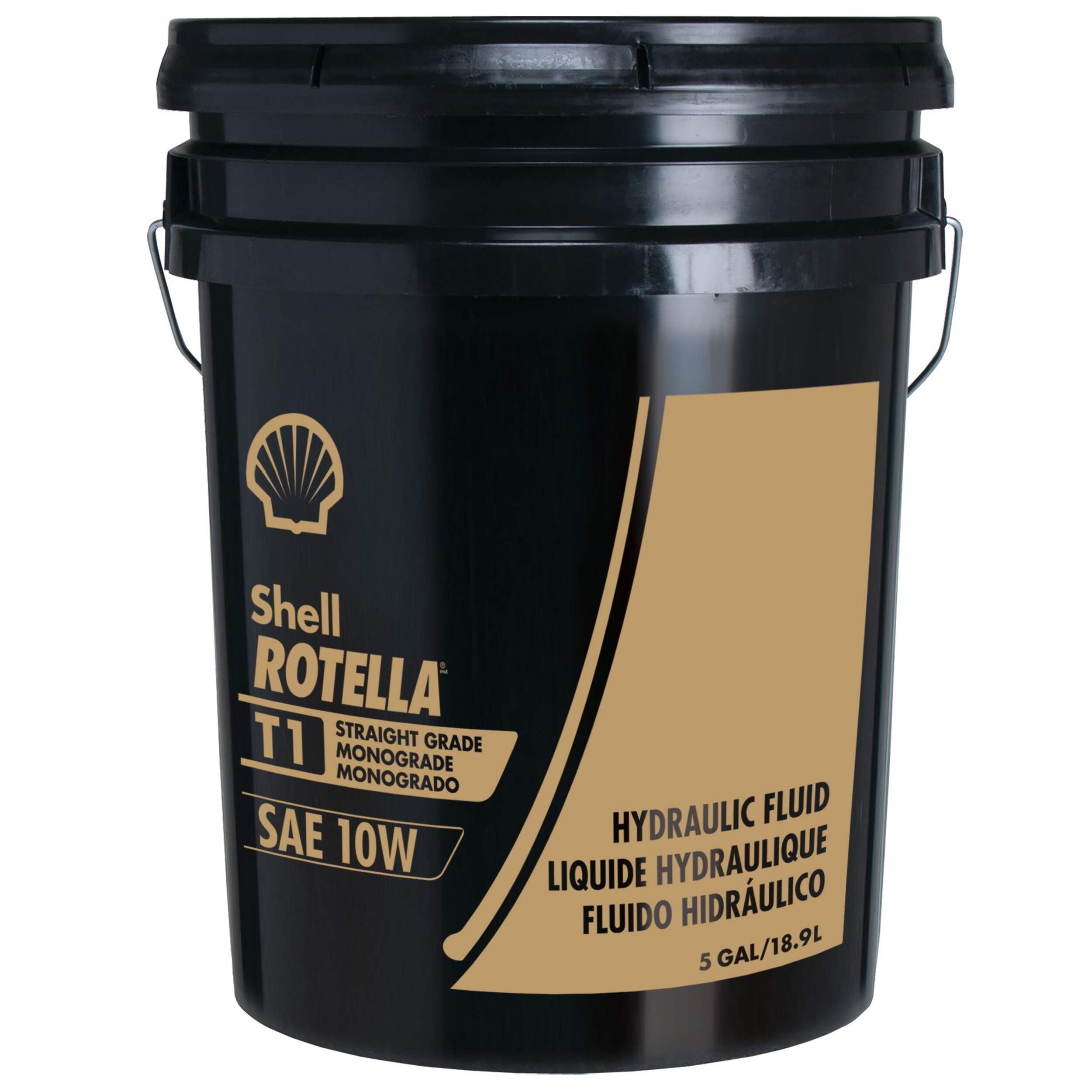 Shell Shell Rotella Straight Grade Hydraulic Fluid 10W, 18.9-L Front_Flat