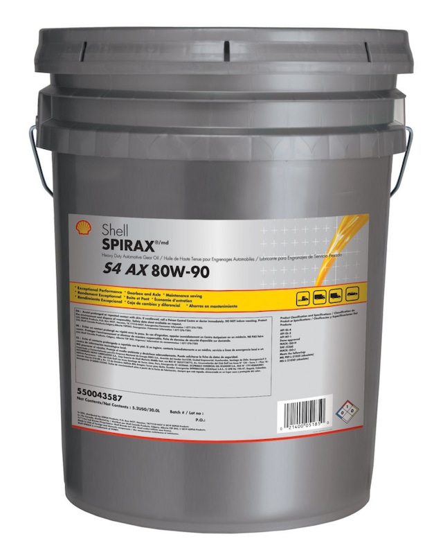 Shell Spirax S4 AX High Performance Axel & Differential Oil 80W90, 20-L ...