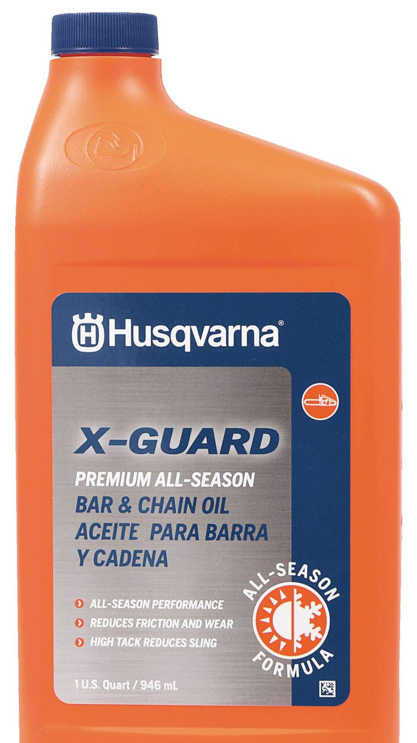 Husqvarna Premium All-Season Bar & Chain Oil, 946-mL Front_Flat