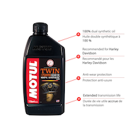 Huile synthétique pour engrenages Motul Twin, 75W90, 946 mL Front_Flat