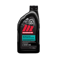 Huile semi-synthétique pour motocyclette MotorMaster, 10W40, 946 mL Front_Flat