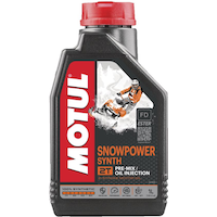 Motul Snowpower 2-Stroke 2T Synthetic Motor Oil, 1-L