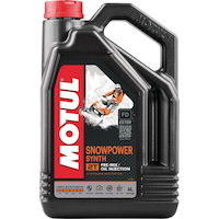Motul Snowpower 2-Stroke 2T Synthetic Motor Oil, 4-L