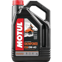 Motul Snowpower 4-Stroke 4T Synthetic Motor Oil 0W40, 4-L