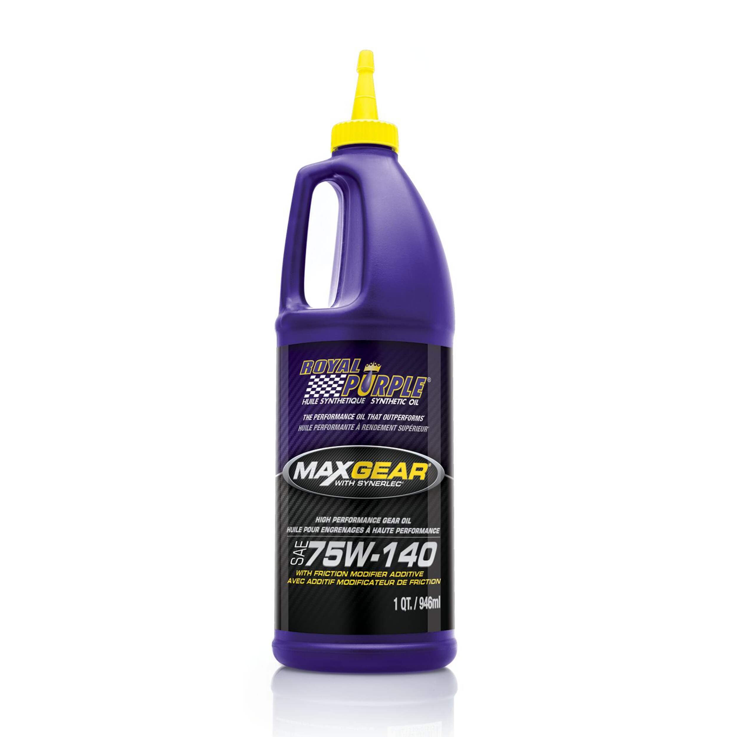 Huile d’engrenage Royal Purple Maxgear 75W140, 946 mL Front_Flat