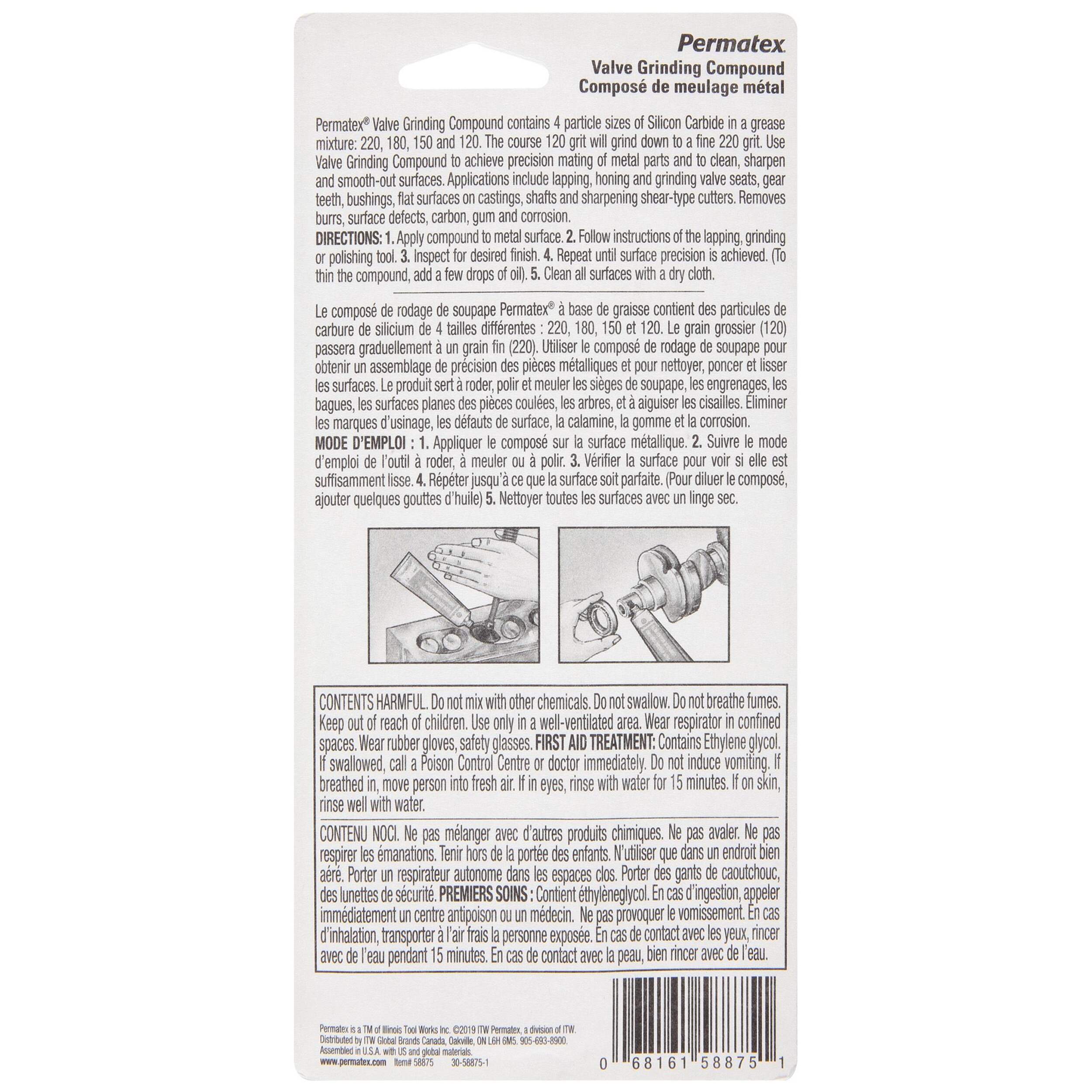 Permatex Valve Grinding Compound, 42g Canadian Tire