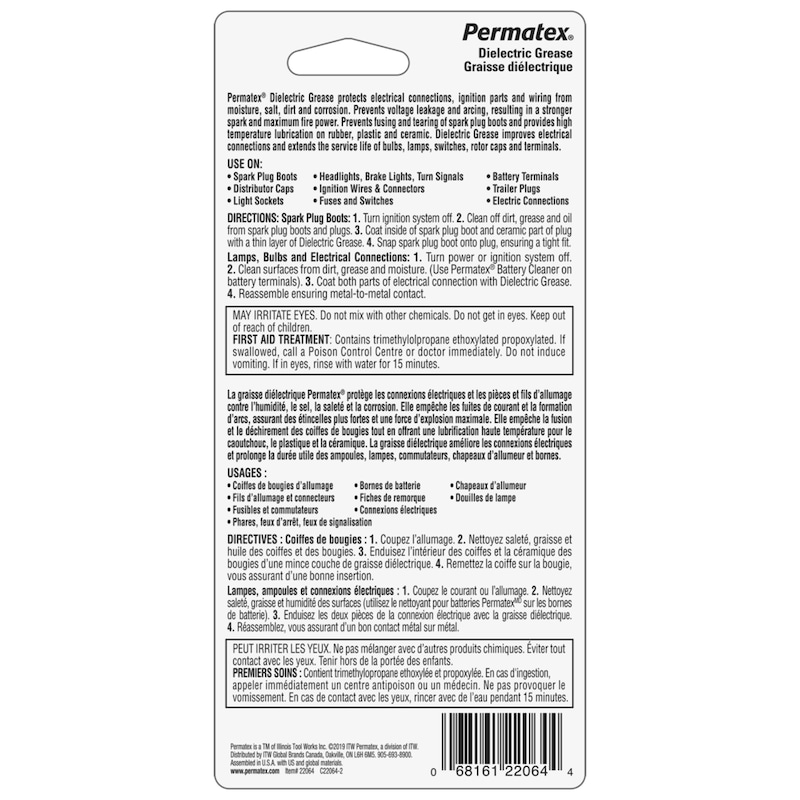 Permatex Dielectric Grease, 85g Canadian Tire