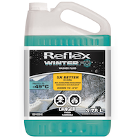 Reflex WinterFx Windshield Washer Fluid, -49°C, 3.78L Front_Flat