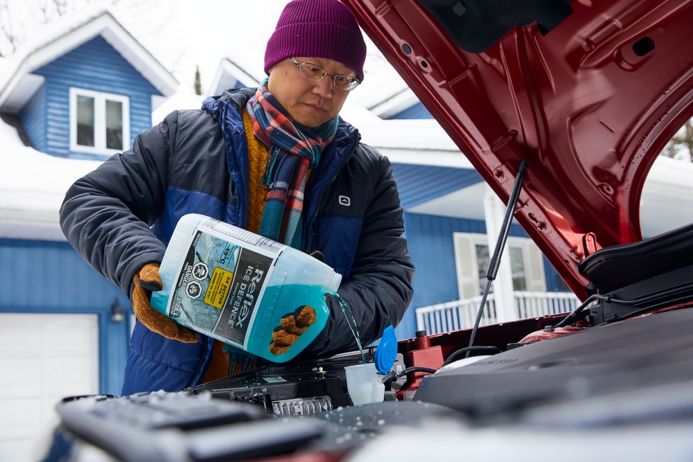 Reflex Ice Defence Winter Windshield Washer Fluid, 49°C, 3.78L, 4pk