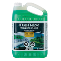 Reflex All Season Windshield Washer Fluid with Bug Remover & De-icer, -45°C, 3.78-L Front_Flat