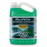 Liquide de lave-glace toute saison Reflex avec éliminateur d'insectes et dégivreur, -45 °C, 3,78 L, paq. 4 Front_Flat