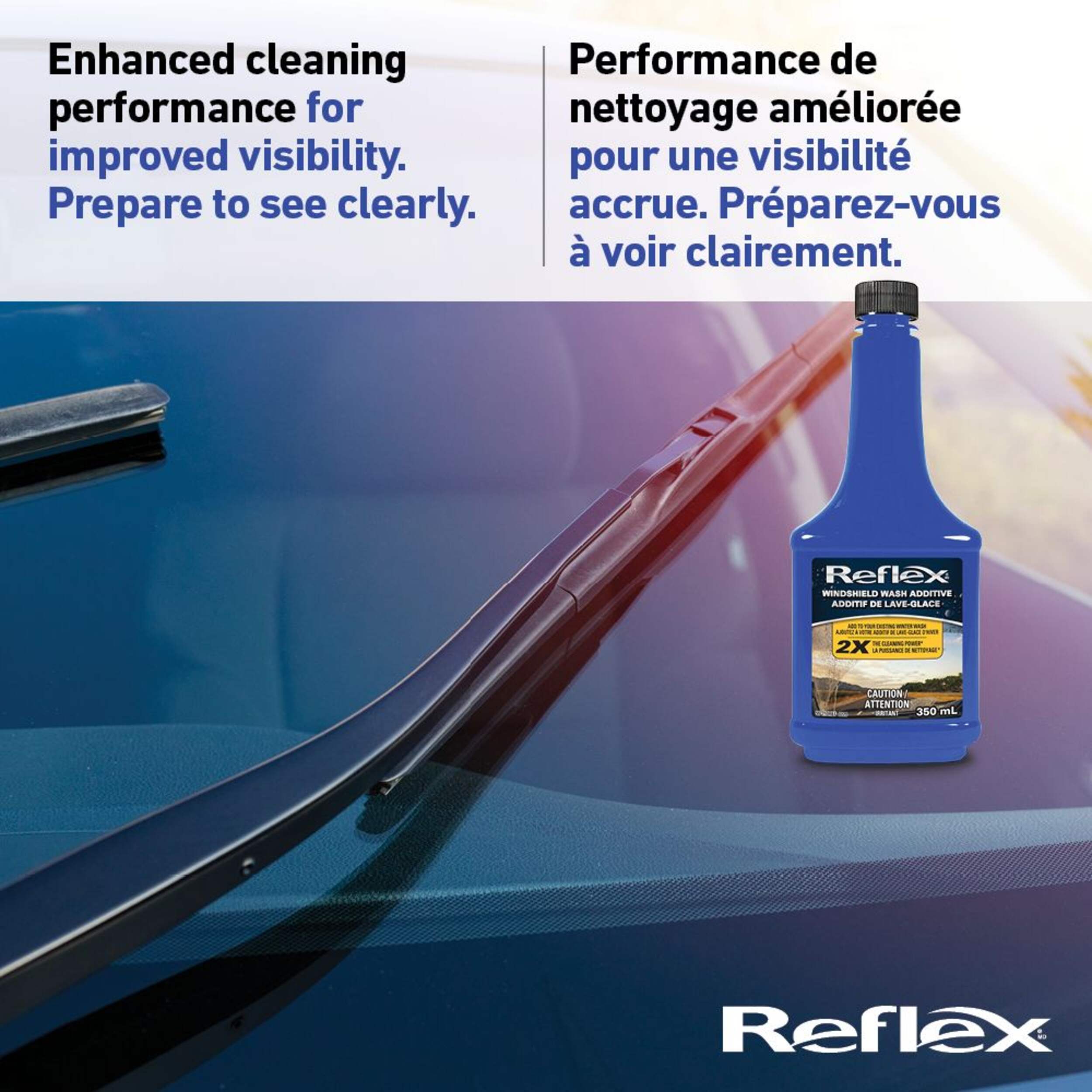 Reflex Windshield Washer Additive/Fluid Booster, 350mL Canadian Tire