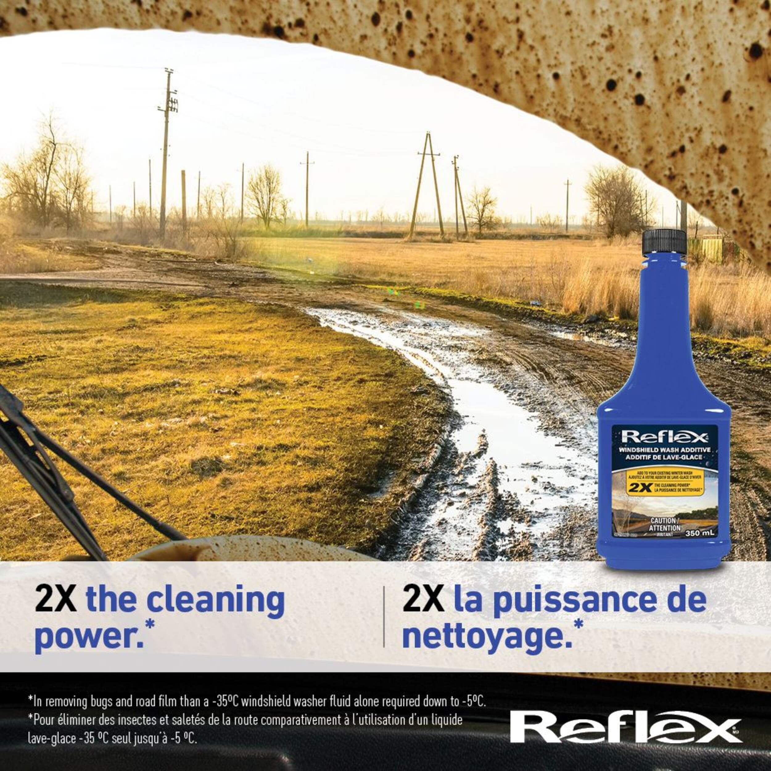 Reflex Windshield Washer Additive/Fluid Booster, 350mL Canadian Tire