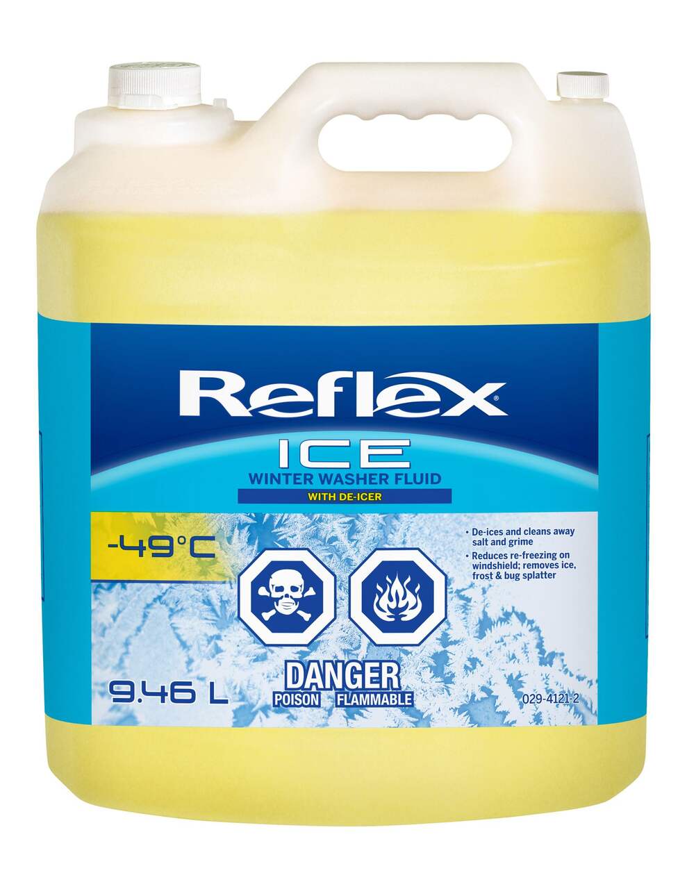 Winter windshield washer fluid to -22 degrees with a capacity of 5