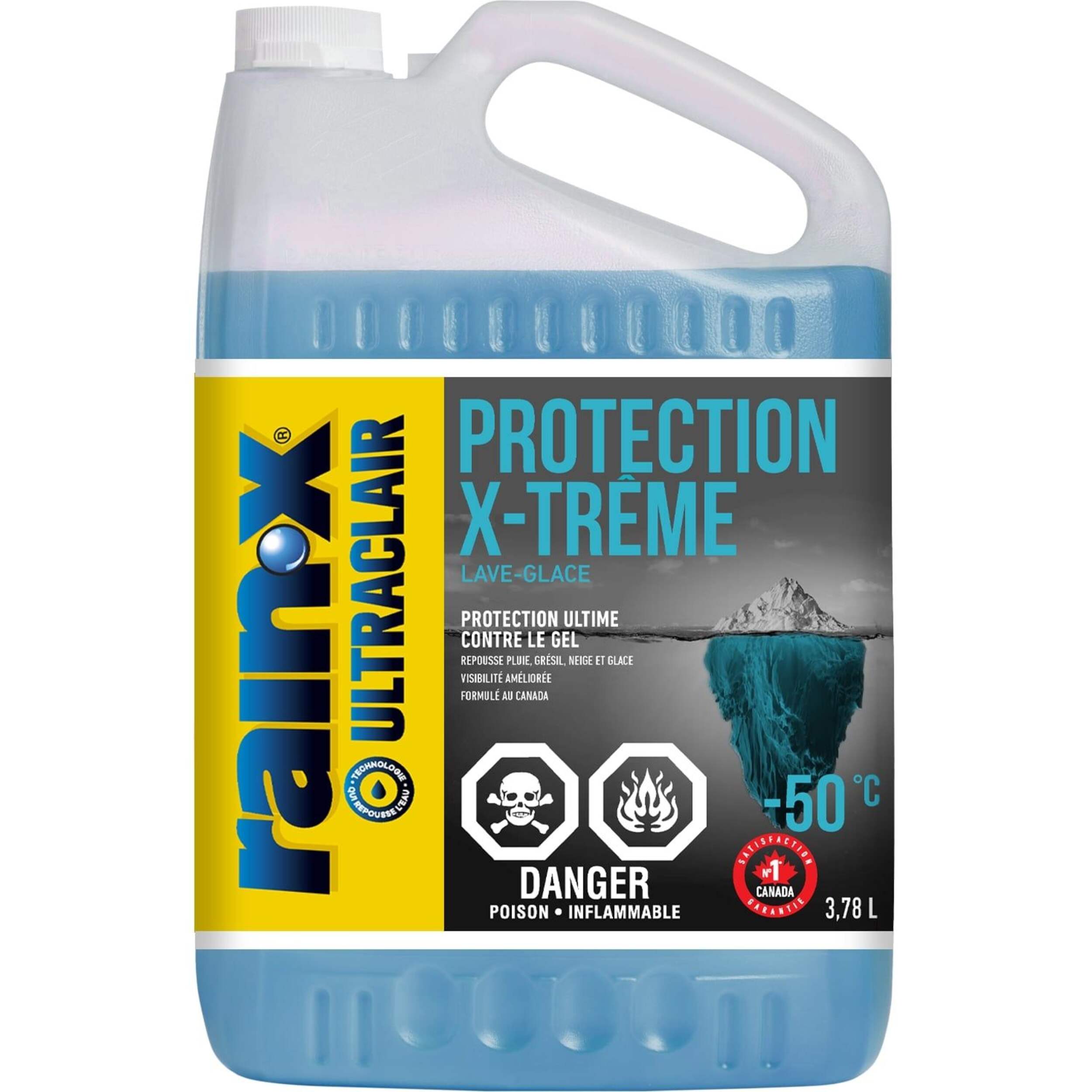 Liquide de lave-glace Rain-X X-Treme Protection, -50 °C, 3,78 L Front_Flat