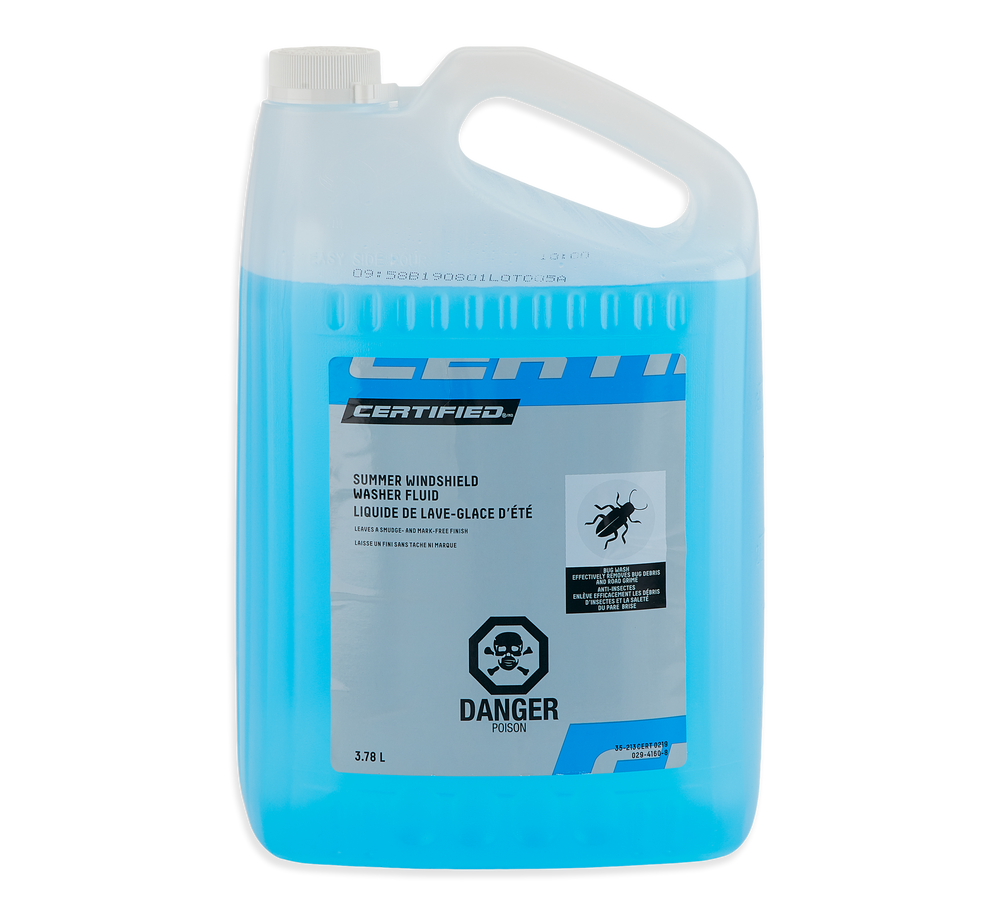 Certified Summer Windshield Washer Fluid , 3.78 L