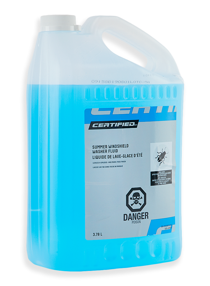 Certified Summer Windshield Washer Fluid , 3.78 L Canadian Tire