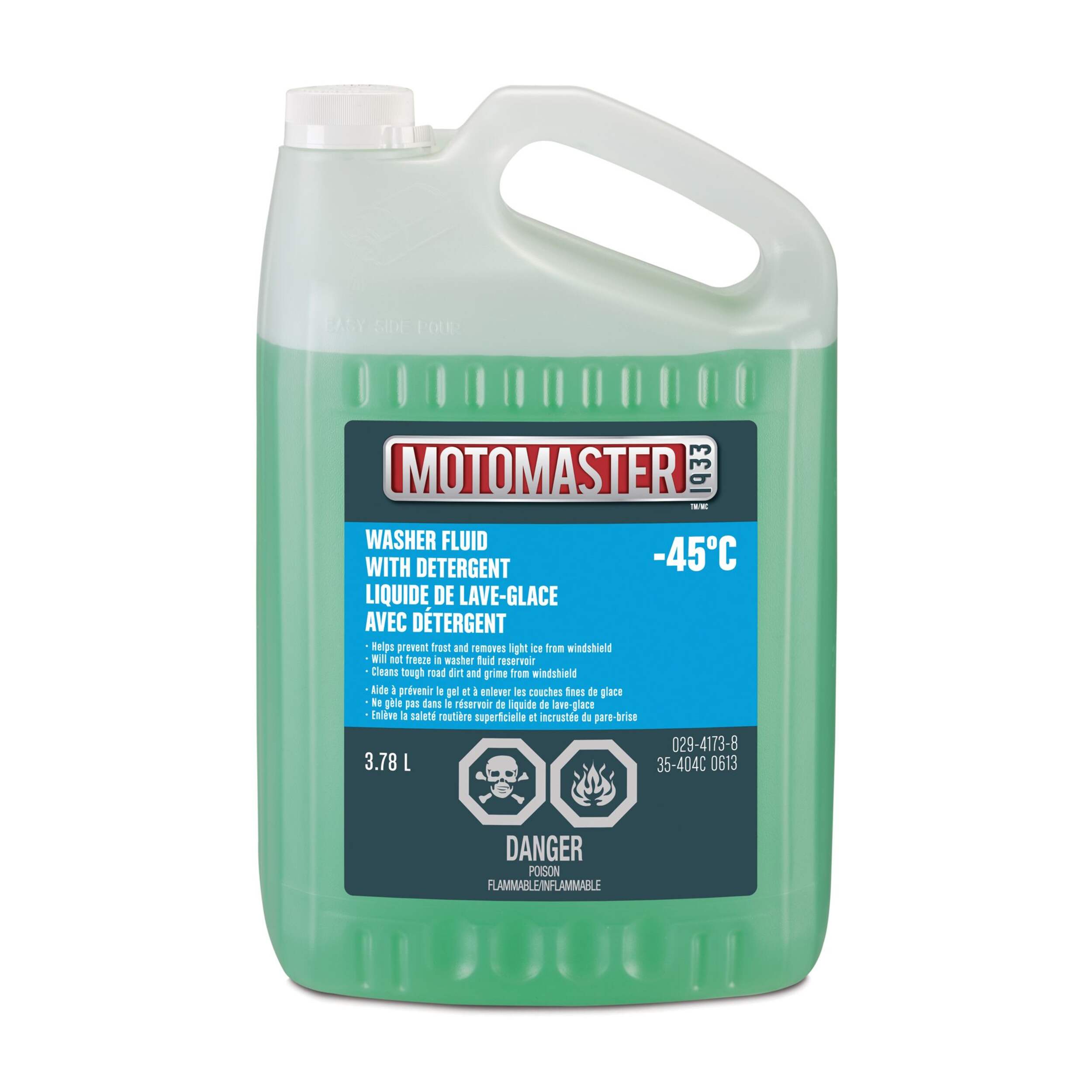 MotoMaster Winter Windshield Washer Fluid -45°C, 3.78-L Front_Flat