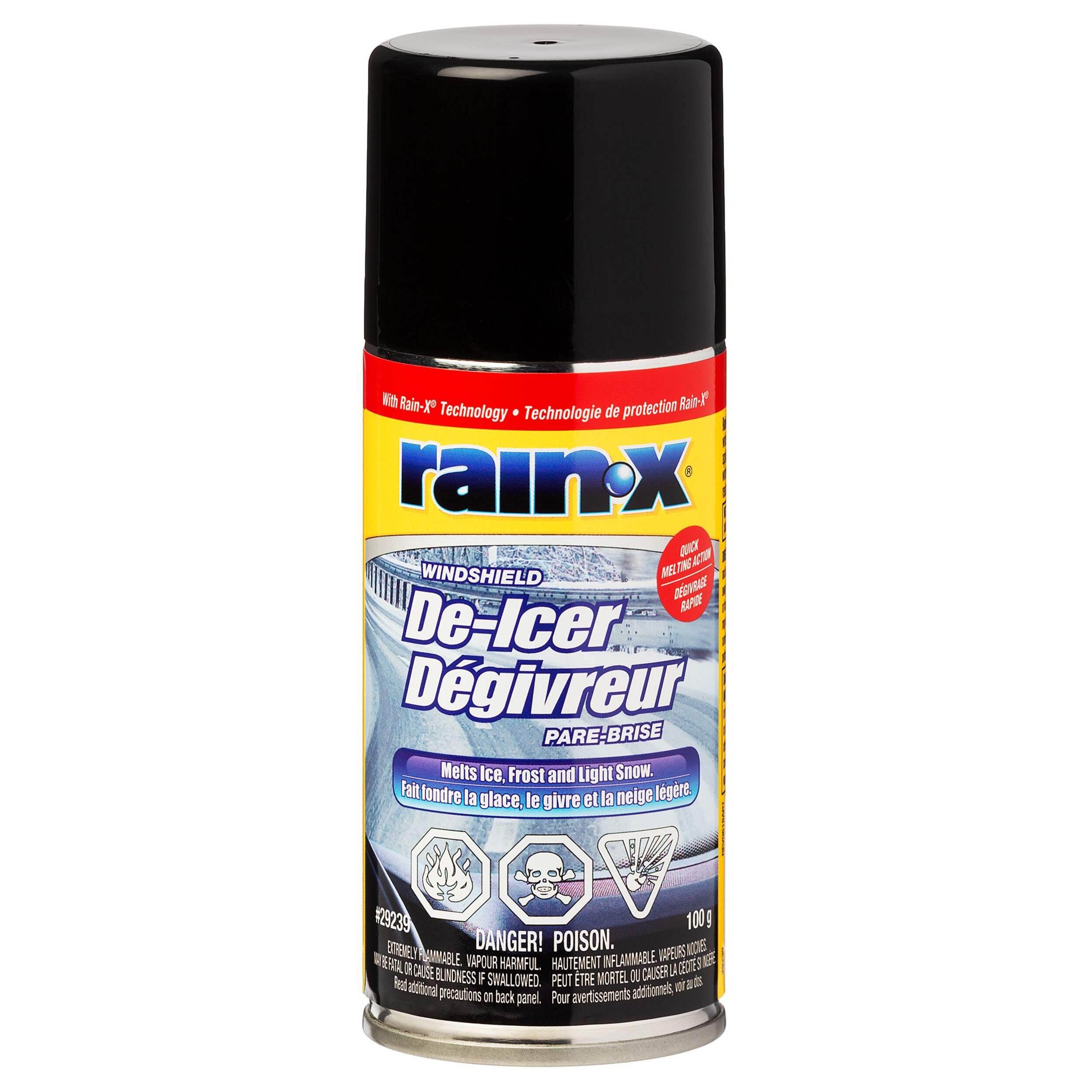 Rain-X Windshield De-Icer Spray/Fluid, 100 g Front_Flat
