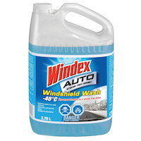 Windex Auto Windshield Washer Fluid, 3.78 L, -40°C Front_Flat