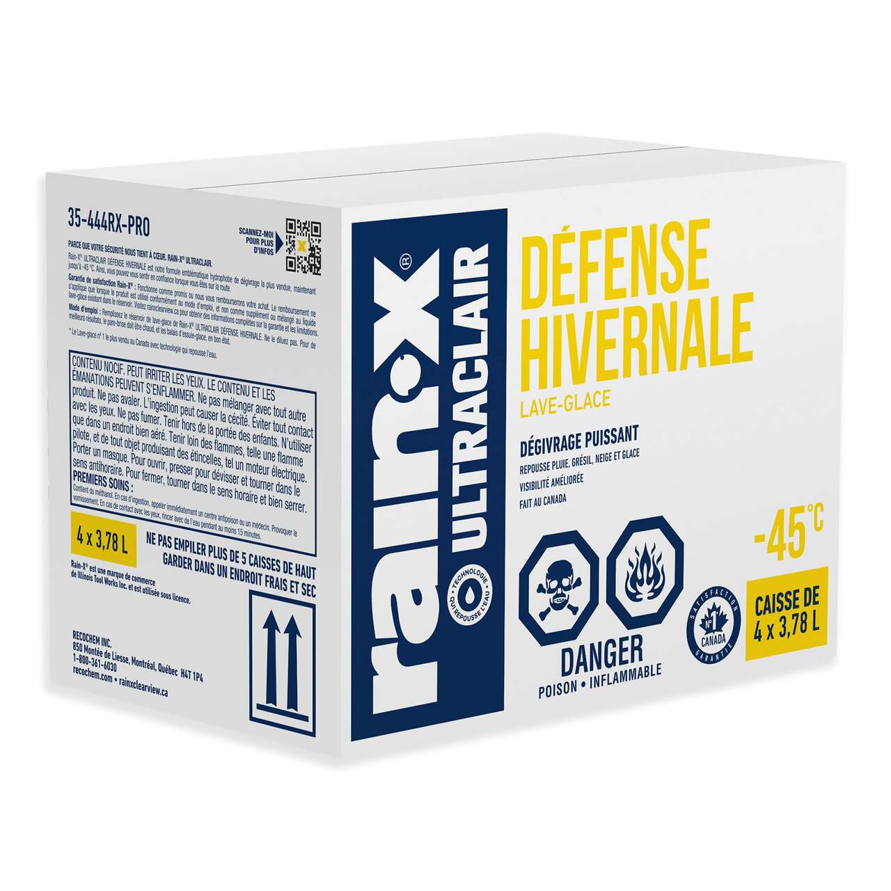 Défense hivernale - Windshield Washer Fluid - Rain-X Clearview