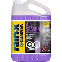 Liquide lave-glace toute saison Rain-X Clearview, -47 °C, paq. 4