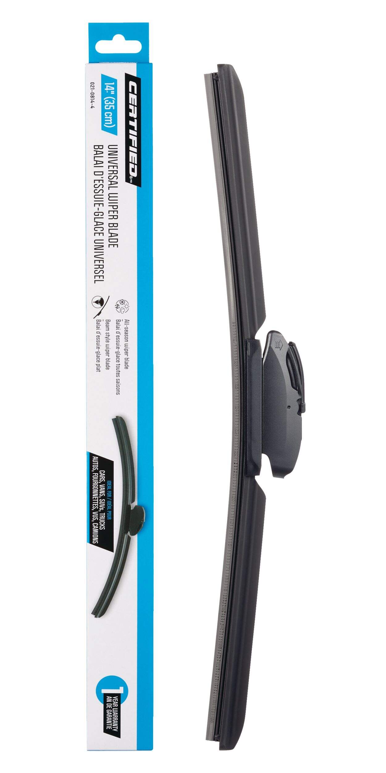 Certified Beam Wiper Blade, Assorted Sizes Composite_or_Mixed