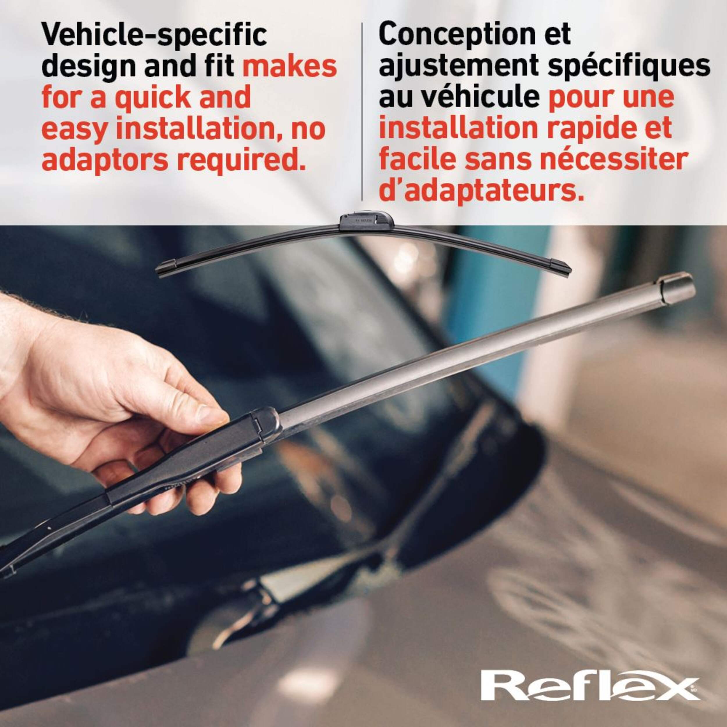 Reflex Perfect Fit All Season Wiper Blades, 2pk, Assorted Sizes Canadian Tire