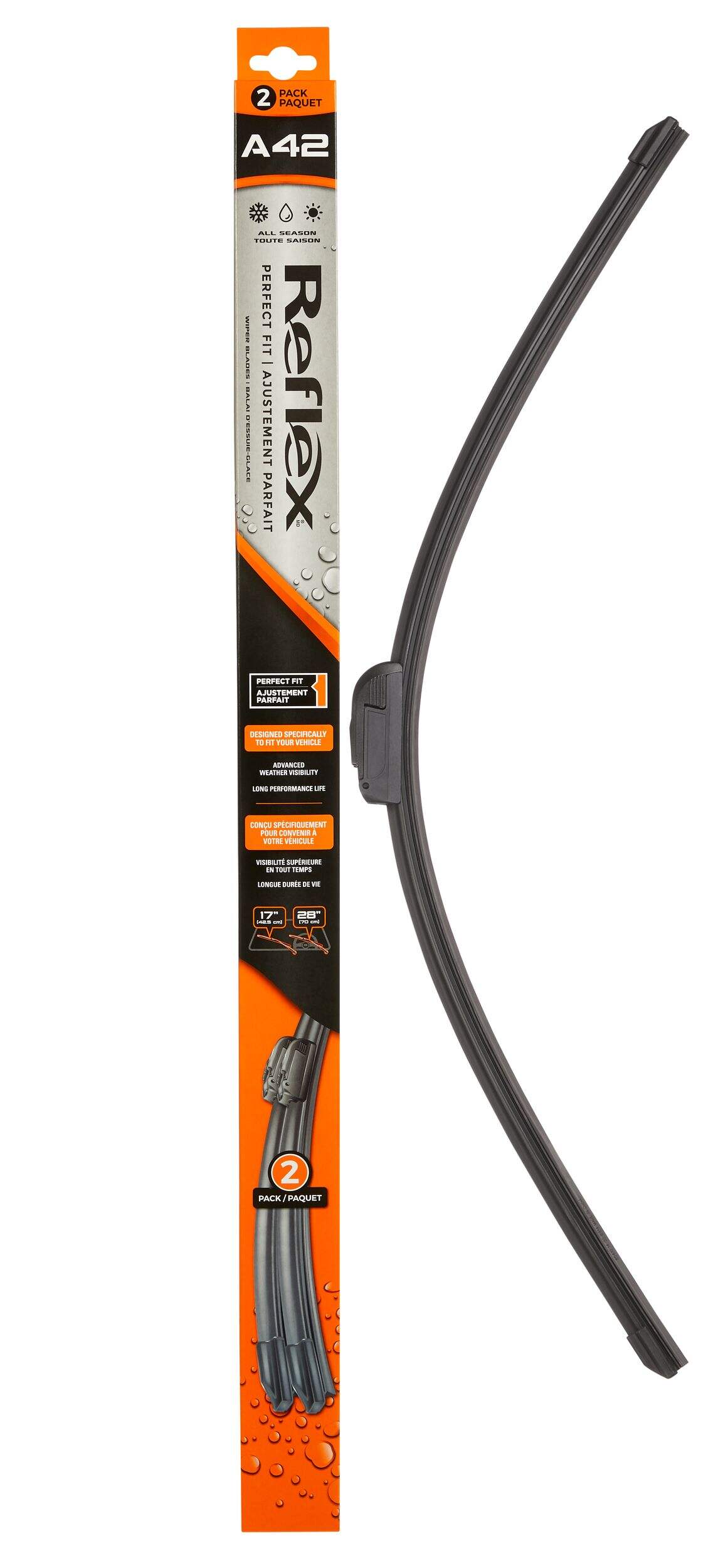 A42 WIPER BLADE 2PK