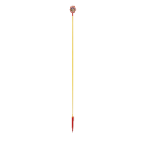 Blazer Fiberglass Reflective Driveway Marker, Heavy-Duty, Red/Yellow Front_Flat
