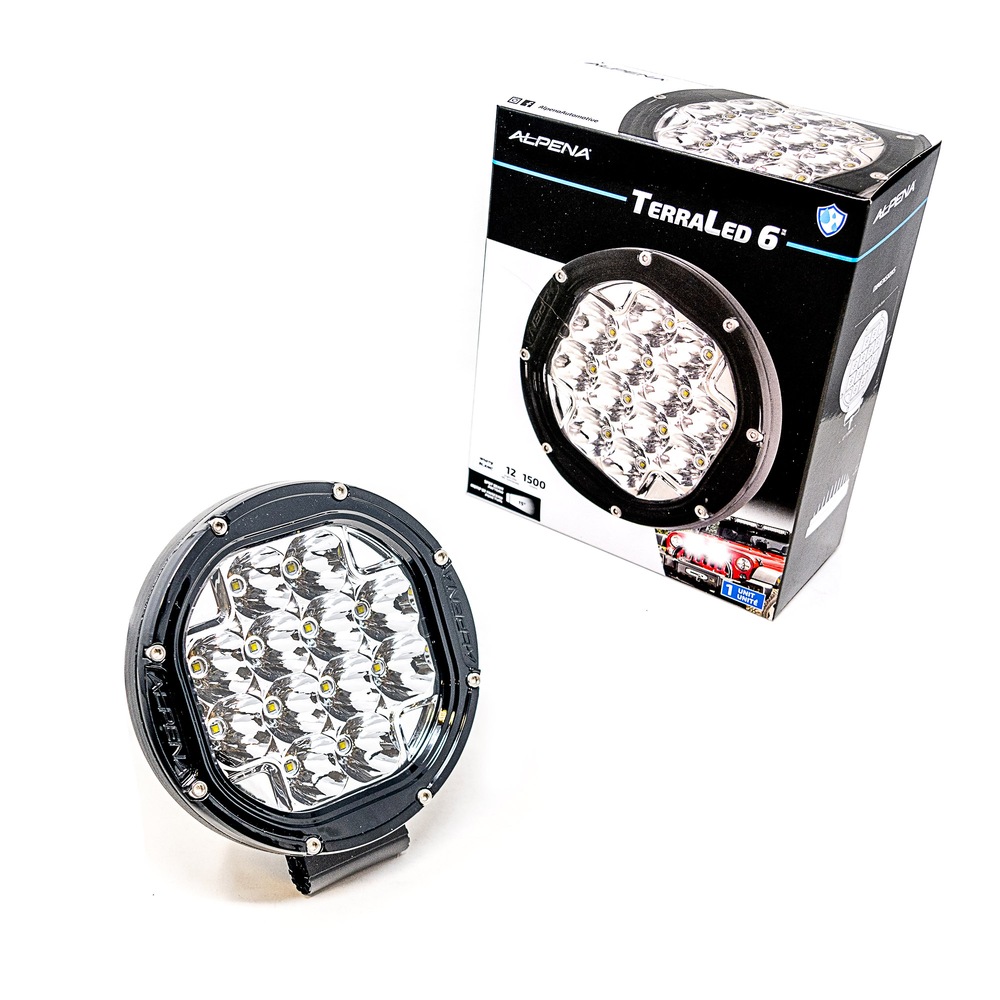 Alpena TerraLED 6 12V Auxiliary OffRoad LED Spotlight, Universal Fit Canadian Tire