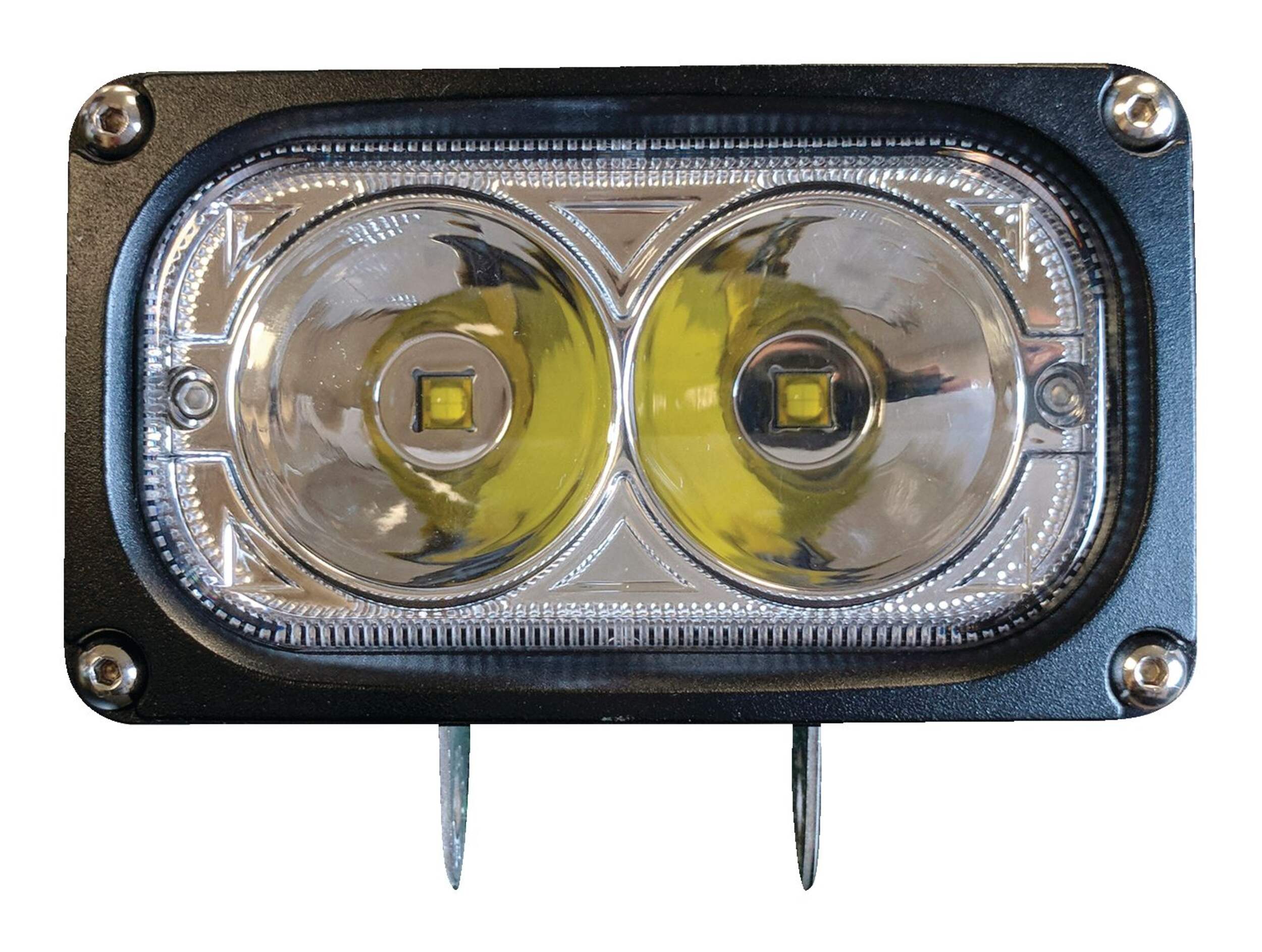 Alpena LEDRover 12-24V Auxiliary LED Light Pod/Utility Light, Universal Fit, 2-pk Front_Flat