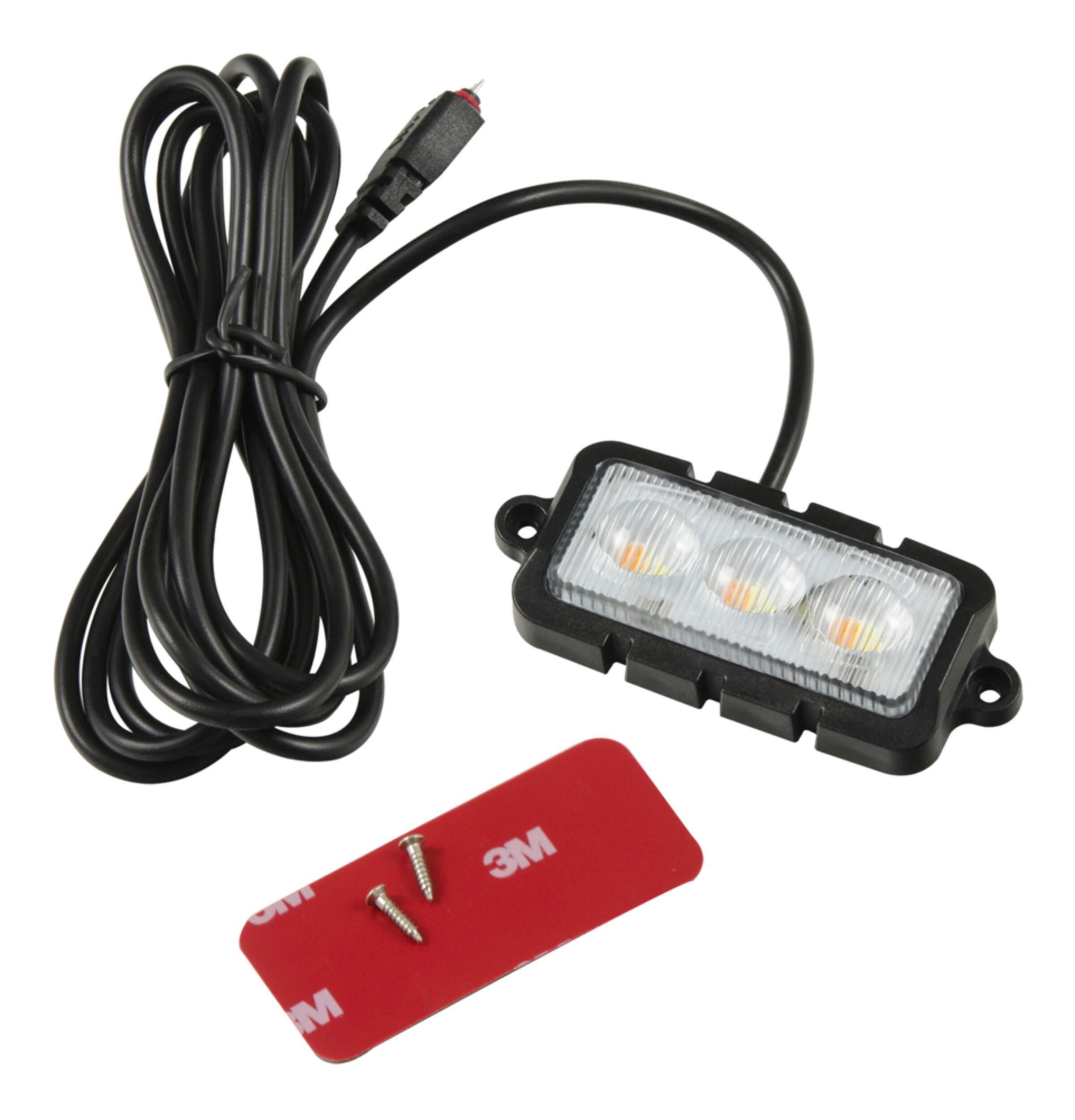 Alpena Micro LED Dual Colour Light Strobe, White, Amber Overhead_Plunge