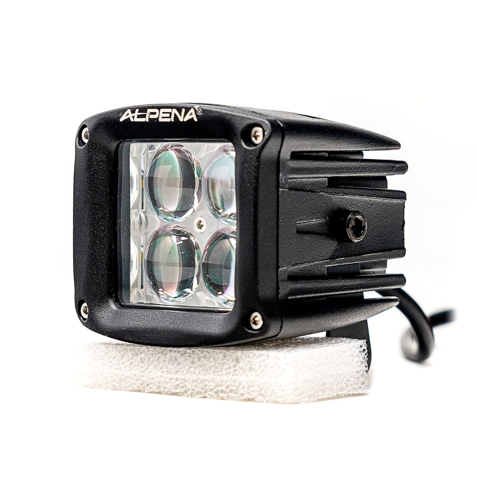 Alpena QuadFire 18W OffRoad MultiColour LED RGB Pod Light, Bluetooth