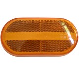 Optronics Oval Amber Replacement Lens for Clearance Markers, 4-x2-1/16-in Front_Elevated
