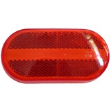 Optronics Oval Red Replacement Lens for Clearance Markers, 4-x2-1/16-in Front_Elevated